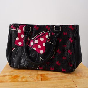 Disney Boutique Minnie Mouse Black and Pink Purse